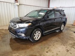 Toyota Highlander Base salvage cars for sale: 2012 Toyota Highlander Base