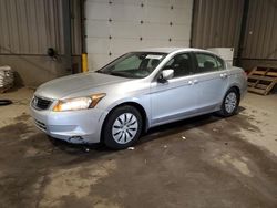 Salvage cars for sale at West Mifflin, PA auction: 2009 Honda Accord LX