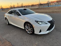 Salvage cars for sale at Oklahoma City, OK auction: 2020 Lexus RC 300 Base