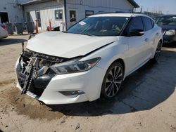 Salvage cars for sale at Pekin, IL auction: 2016 Nissan Maxima 3.5S