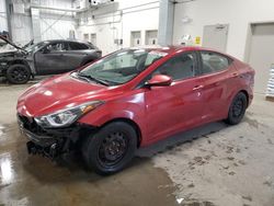 Hyundai salvage cars for sale: 2016 Hyundai Elantra SE