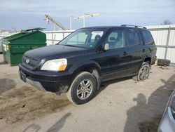 Salvage cars for sale at Kansas City, KS auction: 2005 Honda Pilot EX