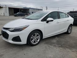 Salvage cars for sale at Sun Valley, CA auction: 2019 Chevrolet Cruze LT