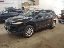 Salvage cars for sale at Ham Lake, MN auction: 2015 Jeep Cherokee Limited