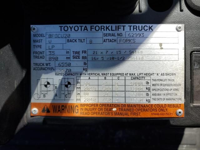 2014 Toyota Forklift