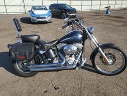 Salvage motorcycles for sale at Pennsburg, PA auction: 2003 Harley-Davidson Fxsti