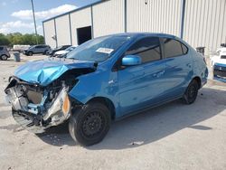 Salvage cars for sale at Apopka, FL auction: 2021 Mitsubishi Mirage G4 ES