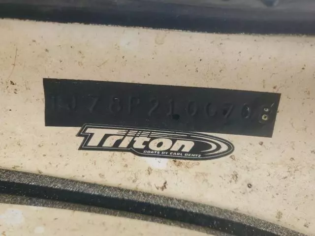 2008 Triton Boat With Trailer