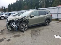 Salvage cars for sale at Arlington, WA auction: 2019 Subaru Forester Limited