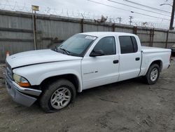 Salvage cars for sale at Los Angeles, CA auction: 2002 Dodge Dakota Quad SLT