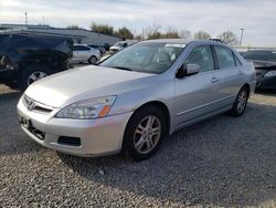 Salvage cars for sale at Sacramento, CA auction: 2006 Honda Accord SE