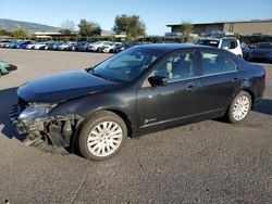 Salvage cars for sale at San Martin, CA auction: 2012 Ford Fusion Hybrid