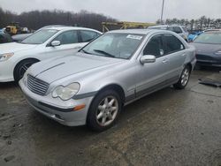 Salvage cars for sale at Windsor, NJ auction: 2002 Mercedes-Benz C 240