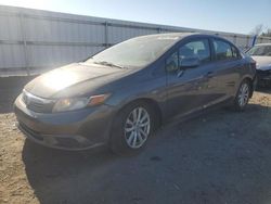 Salvage cars for sale at Fredericksburg, VA auction: 2012 Honda Civic EXL