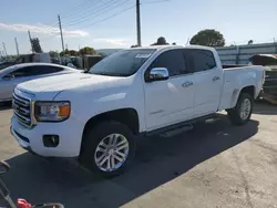 Salvage trucks for sale at Miami, FL auction: 2016 GMC Canyon SLT