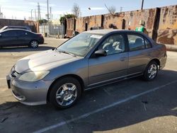 Salvage cars for sale at Wilmington, CA auction: 2004 Honda Civic LX