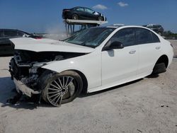 Salvage cars for sale at West Palm Beach, FL auction: 2022 Mercedes-Benz C300