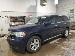 Salvage cars for sale at Des Moines, IA auction: 2013 Dodge Durango Crew