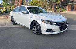 Salvage cars for sale at Van Nuys, CA auction: 2022 Honda Accord Touring Hybrid