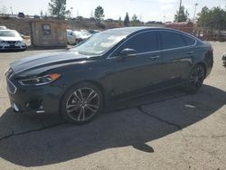 Salvage cars for sale at Gaston, SC auction: 2020 Ford Fusion Titanium