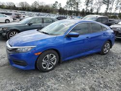 Salvage cars for sale at Byron, GA auction: 2016 Honda Civic LX