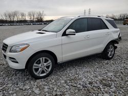 Mercedes-Benz salvage cars for sale: 2015 Mercedes-Benz ML 350 4matic