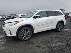 2017 Toyota Highlander Hybrid en venta en Eugene, OR