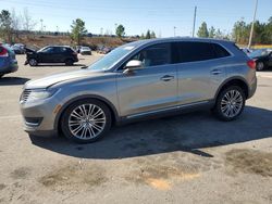 Salvage cars for sale at Gaston, SC auction: 2016 Lincoln MKX Reserve