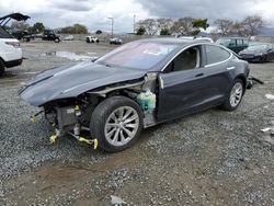 Salvage cars for sale at San Diego, CA auction: 2017 Tesla Model S