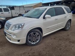 Salvage cars for sale at Brighton, CO auction: 2011 GMC Acadia Denali