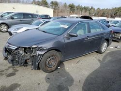 Salvage cars for sale at Exeter, RI auction: 2012 Toyota Camry Base