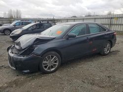 Salvage cars for sale at Arlington, WA auction: 2016 Toyota Camry LE