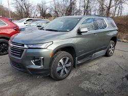 Salvage cars for sale at Marlboro, NY auction: 2022 Chevrolet Traverse LT