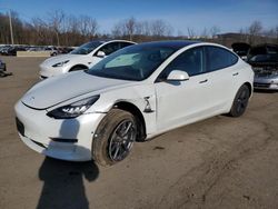 Salvage cars for sale at Marlboro, NY auction: 2021 Tesla Model 3