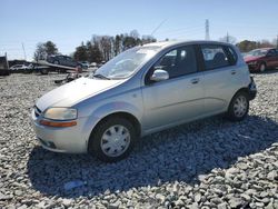 Salvage cars for sale at Mebane, NC auction: 2005 Chevrolet Aveo Base