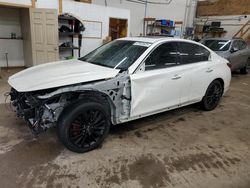 Salvage cars for sale at Ham Lake, MN auction: 2018 Infiniti Q50 Luxe