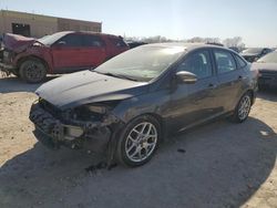 Salvage cars for sale at Kansas City, KS auction: 2015 Ford Focus SE