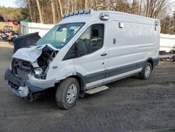 Salvage trucks for sale at Center Rutland, VT auction: 2021 Ford Transit T-250