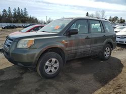 Salvage cars for sale at Bowmanville, ON auction: 2006 Honda Pilot LX