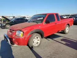 Salvage trucks for sale at Grand Prairie, TX auction: 2001 Nissan Frontier King Cab XE