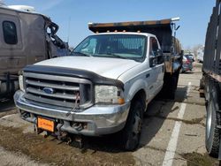 Salvage trucks for sale at Woodhaven, MI auction: 2003 Ford F350 Super Duty