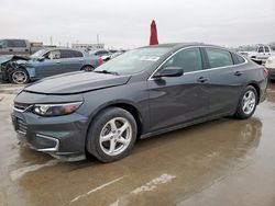 2017 Chevrolet Malibu LS en venta en Grand Prairie, TX