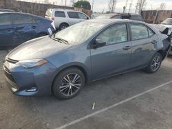 Salvage cars for sale at Wilmington, CA auction: 2017 Toyota Corolla L