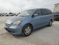 Salvage cars for sale at Haslet, TX auction: 2007 Honda Odyssey EXL