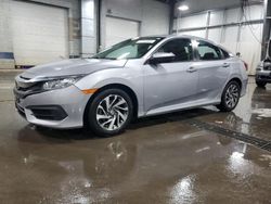 Salvage cars for sale at Ham Lake, MN auction: 2016 Honda Civic EX