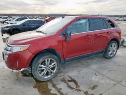 Salvage cars for sale at Grand Prairie, TX auction: 2013 Ford Edge Limited