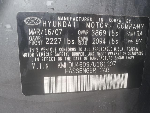 2007 Hyundai Elantra GLS