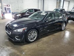 Infiniti salvage cars for sale: 2018 Infiniti Q50 Luxe