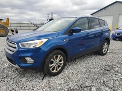 Salvage cars for sale at Barberton, OH auction: 2017 Ford Escape SE