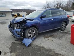 Salvage cars for sale at Grantville, PA auction: 2018 Nissan Pathfinder S